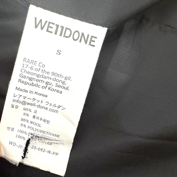 We11done Wool Oversized Blazer - Picture 15 of 16